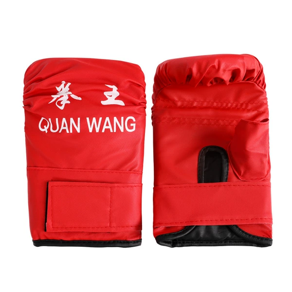 Red gloves PVC, material