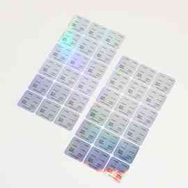 厂家快印四色印刷防水防油撕不烂logo彩色标签日化用品贴纸现货