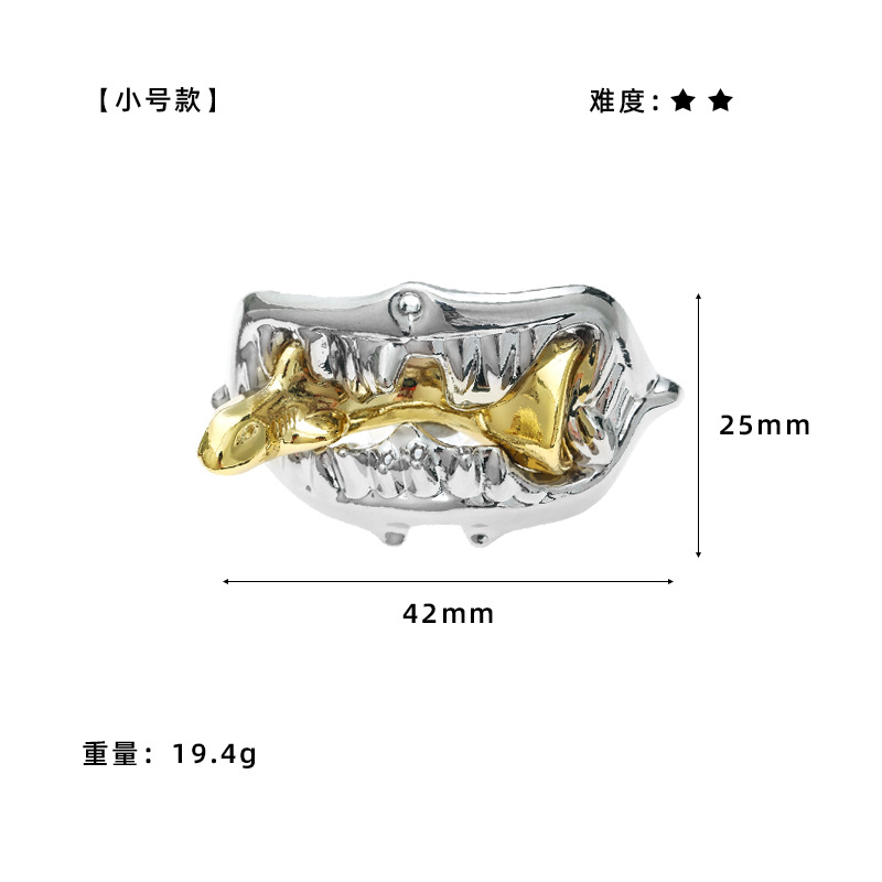 La inteligencia del comercio exterior desabrocha rompecabezas Luban Lock Kong Ming Lock regalo de los niños de juguete de aleación de herradura de bloqueo de nueve cadenas de la quema del cerebro