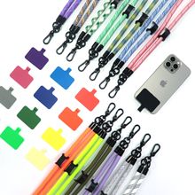 定制工厂10mm粗款通用涤纶圆绳多功能斜挎手机挂绳手机防丢绳