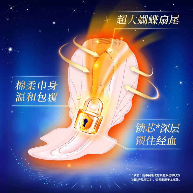 經銷商批發蘇.菲衛生巾超熟睡柔棉感纖巧姨媽巾加長夜用350mm8片