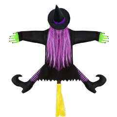 ハロウィーン装飾品魔女人形魔女は木登り鬼屋外壁花園が木鬼節にぶつかって光る服装鬼