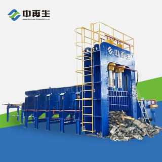 中再生Q91-800重型龙门式液压剪切机 厂家加工定制废钢剪切设备