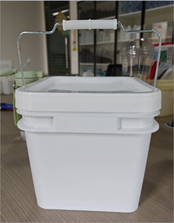 Cubo de plástico transparente de 16L para agua y fertilizante, polvo liofilizado, con capacidad de 13L, para arena para gatos, comida para perros, salsas, suministros agrícolas y ferretería. image 22