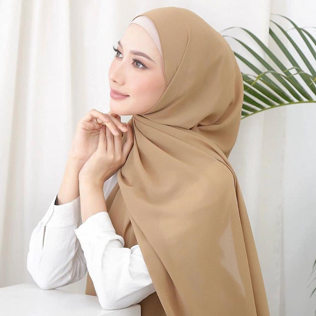 solid shiffon comfortable breathable scarf