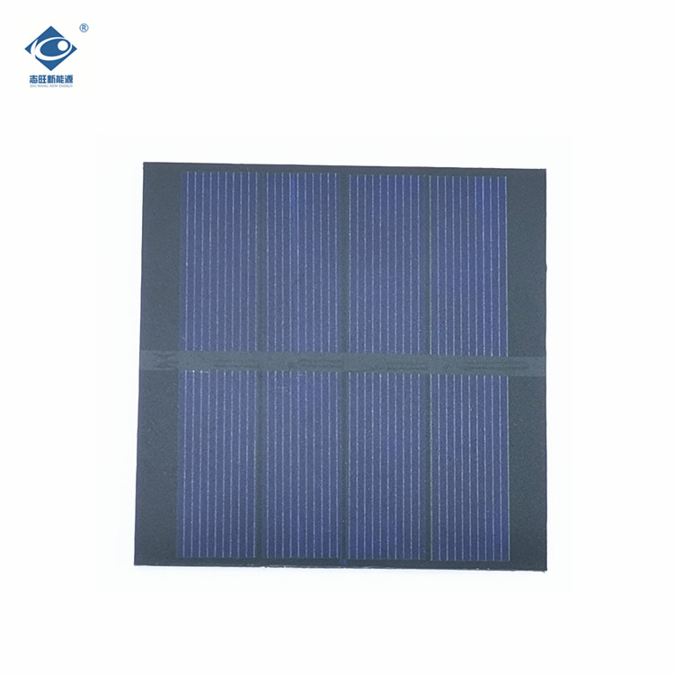 志旺新能源0.38A多晶磨砂PET玻纤底板80*80迷你能板2V玩具用0.77W