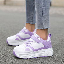 新款暴走鞋双轮轮滑轮鞋男童儿童带轮子的鞋女童溜冰鞋子跨境代发