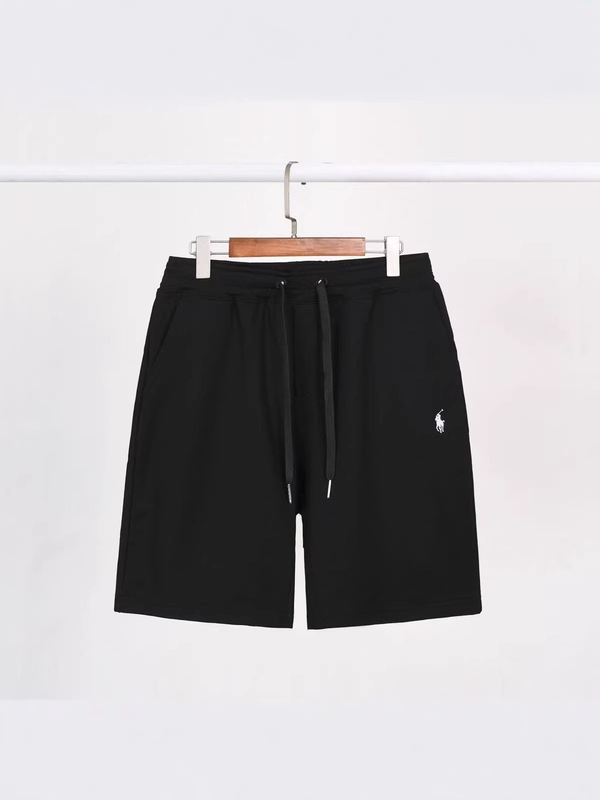 Foreign Trade Raffia Shorts with Embroidered Pony Logo, Made of Premium Cotton, Unisex, Versatile, Cross-Border Five-Point Pants, Golf Casual Pants