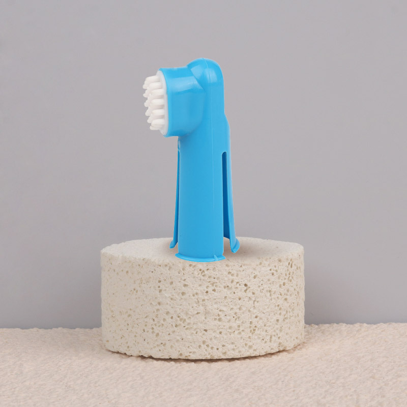 Cepillo de dientes de dedo para mascotas Cepillo de dientes de limpieza para perros Cepillo de dientes de limpieza bucal para gatos Cepillo de dientes para gatos Suministros para mascotas al por mayor