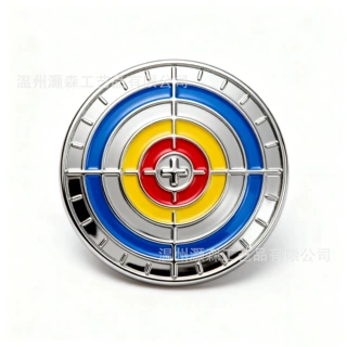 金属徽章定制 创意logo烤漆珐琅纪念胸章 活动赠送礼品胸针定做