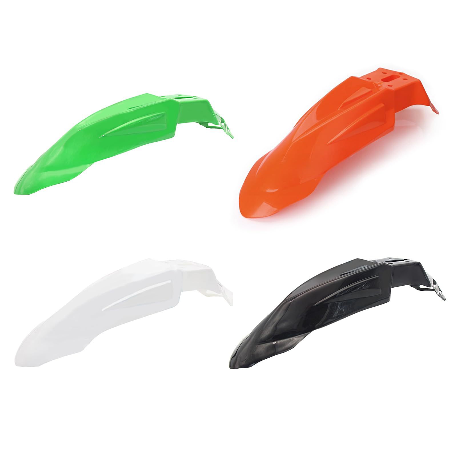Universal modified A-shaped front mudguard for cross-border motorcycles and off-road vehicles, plastic mudflap for front soil protection