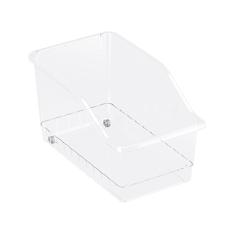 Cesta de almacenamiento de cocina PP doméstica transfronteriza multifuncional de clasificación congelada caja de huevos transparente caja de almacenamiento de refrigerador fresco