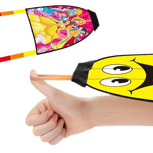 Internet celebrity catapult kite children's rubber band elastic gliding small kite outdoor sports toy baby kite flying