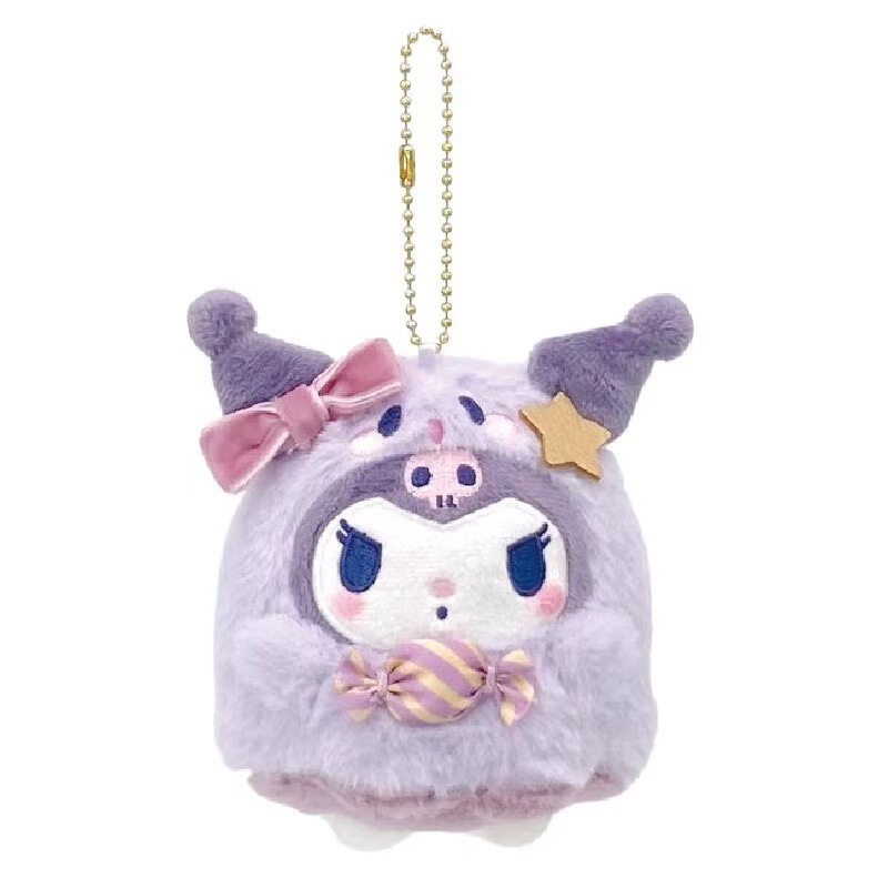 日本の新しいかわいいゴーストハロウィンキャンディシリーズクロミシナモンドッグ醜い魚ぬいぐるみギフト|undefined
