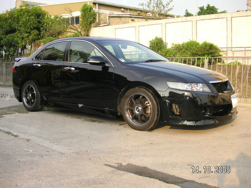 Suitable for Honda Accord Cl7 Generation Carbon Fiber Modification Parts Mugen Unlimited Full Set of Front Bumper, Side Skirts, Rear Lip and Rear Wing