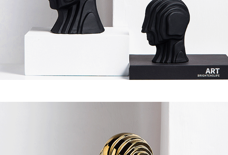 Interdimensional Head Statue - Cream Large