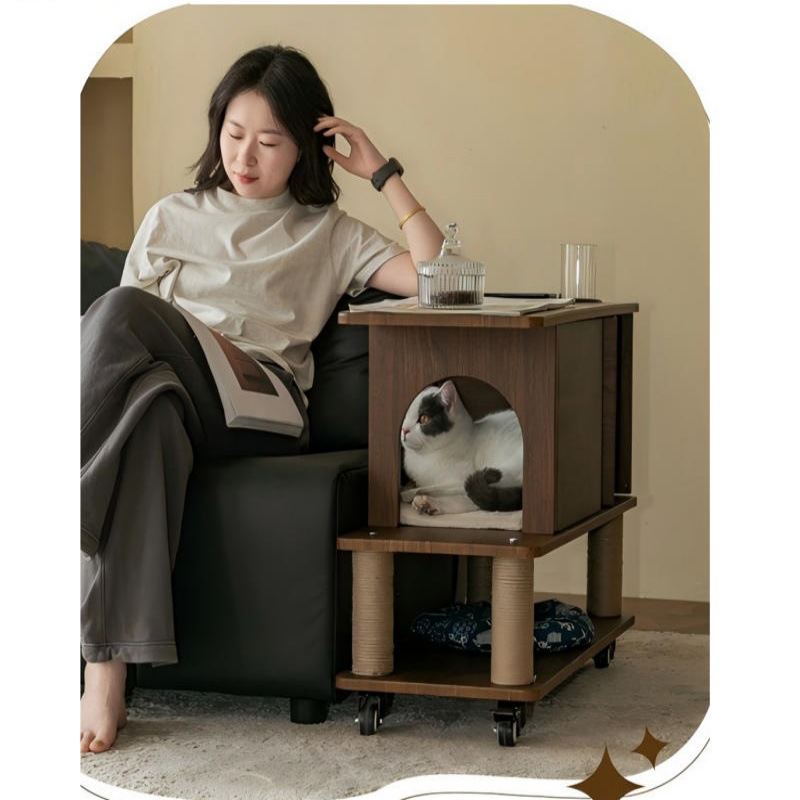 호두 커피 테이블 풀리 모델