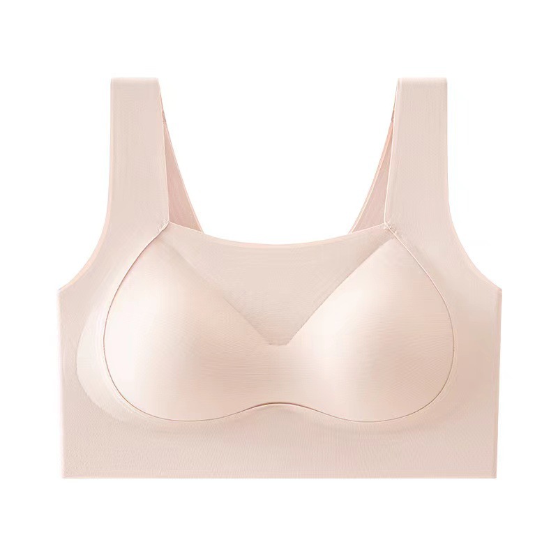 Hielo sin marcas de espalda hermosa, bra deportivo sin anillo de acero transpirable, pecho grande, ropa interior pequeña, mujer delgada de verano image 8