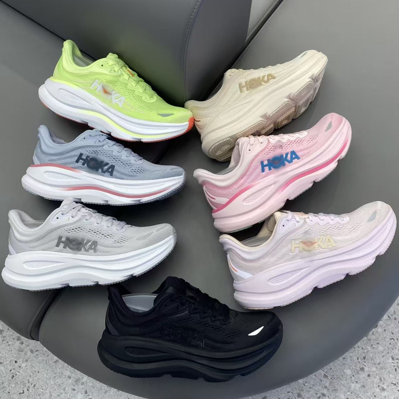 Cross-border original Hoka HK BONDI 9 casual versatile breathable mesh sports running shoes for men and women