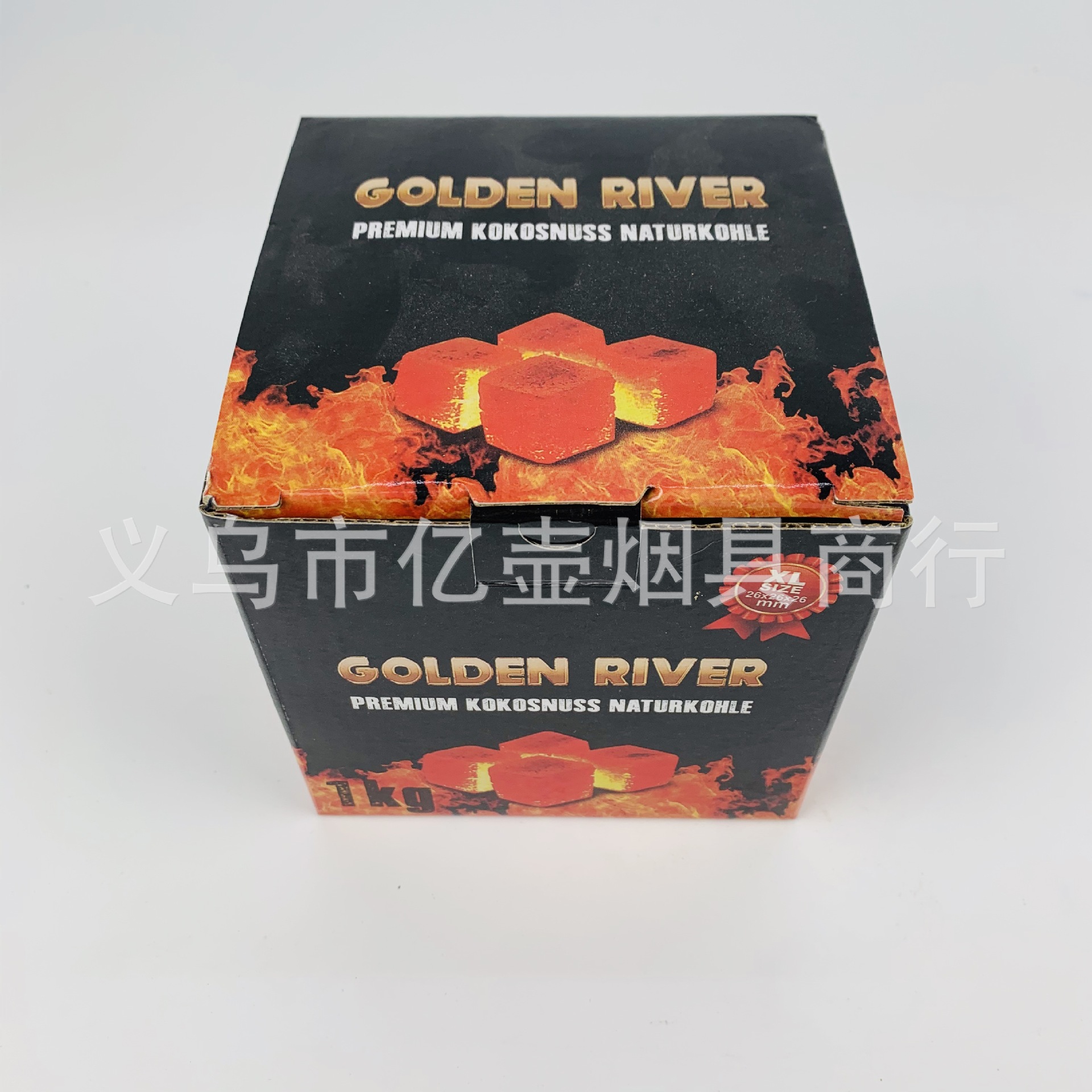 跨境货源阿拉伯水烟炭cocobrico 阿尔法赫姆  方块碳GIXOM椰壳炭