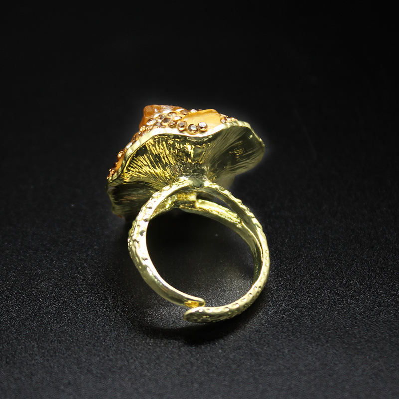 25g Weight Open Rings Classification Adjustable Ring Size 1 Piece Quantity Holiday, Daily Occasion natural stone Material Geometric Pattern Unisex Gender Plating, Healing Design Vintage Style, Classic Style Style Unisex Natural Stone Plating Healing Geometric Open Rings Healing Crystals Jewelry 17