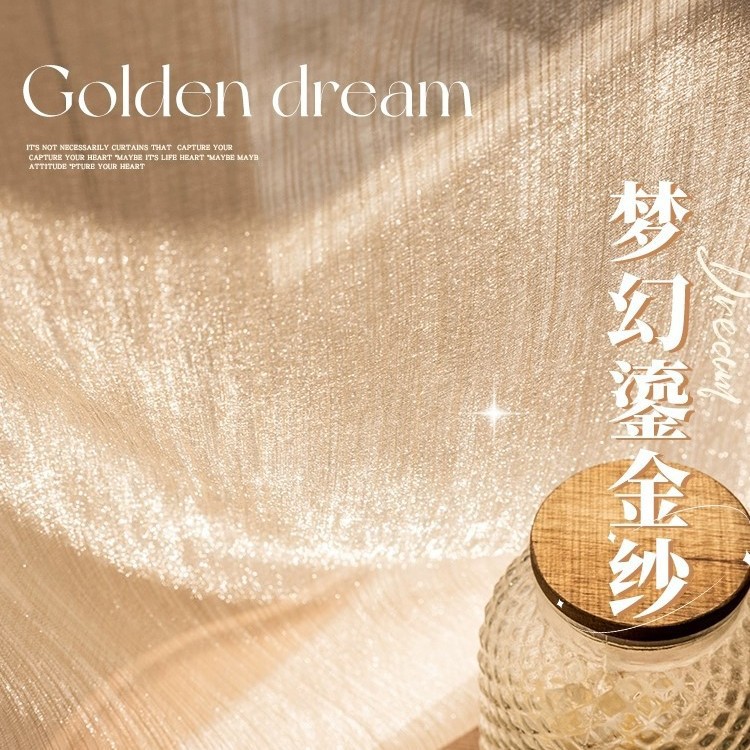 French-Style Dreamy Flowing Sheer Curtain, Light-Transmitting but Not See-Through Window Screen for Living Room Balcony Bay Window, Semi-Blackout with a High-End Feel