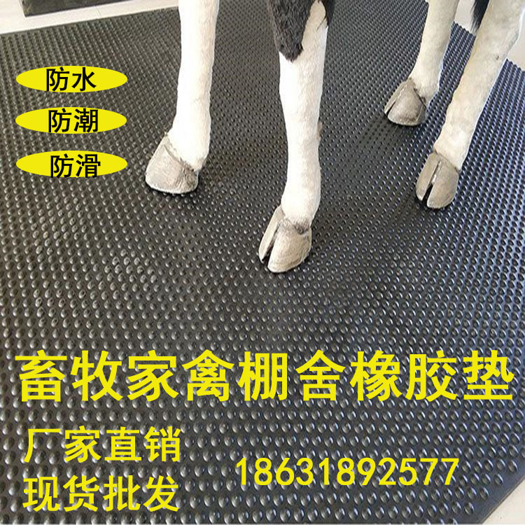 厂供畜牧垫养殖场用猪棚牛棚橡胶垫牛猪舍减震防水防潮仔猪防滑垫