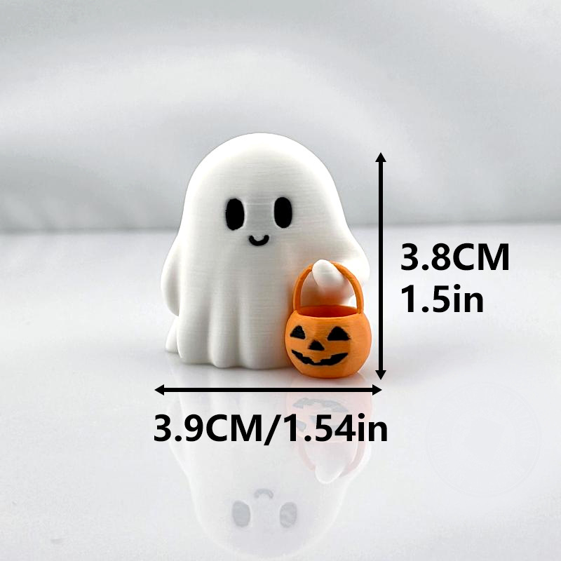 国境を越えた人気の 3D プリントハロウィン小さなゴーストカボチャオーナメントクリエイティブホームデコレーションかわいいホリデーギフト|undefined