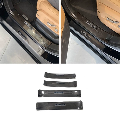 Suitable for 26 Models of Xpeng Dekorativ pedal başlıqları - cover-model-4-pieces-of-inner-sill-abs-carbon-fiber-texture-applicable-to-2026-xpeng-gx