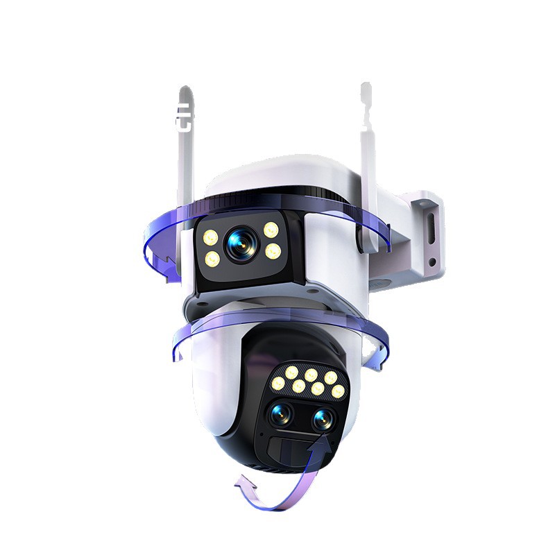 Monitoreo de cámara solar al aire libre HD sin flujo 4g monitor solar doméstico con visión nocturna al aire libre