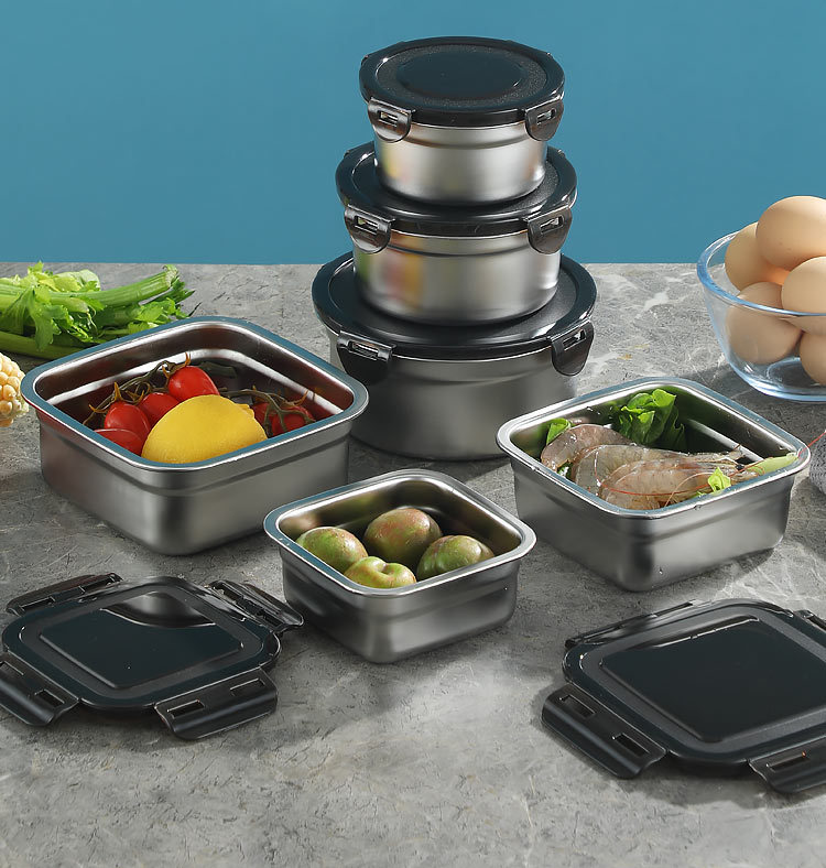 172g Weight crisper Kitchen and drinking utensils 50 Quantity Home, Daily Occasion 316 Stainless Steel Material Solid Color Pattern Casual Style Casual Solid Color 316 Stainless Steel Crisper 无