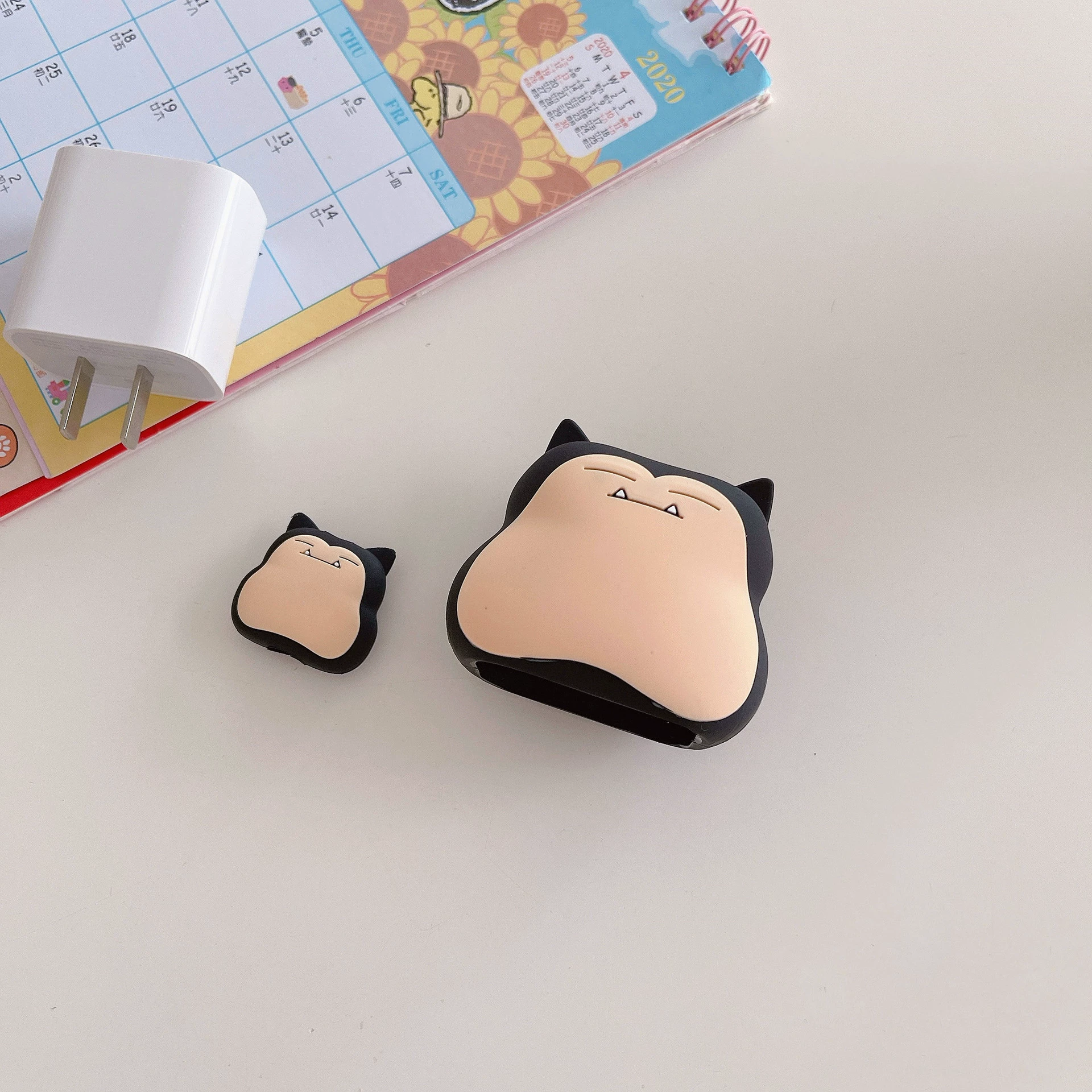 Apple, cartoon charger, protective case, 20W