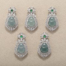 S925���yA���Ȼ�{ˮ����荺��J����DIY������y��������ʽ