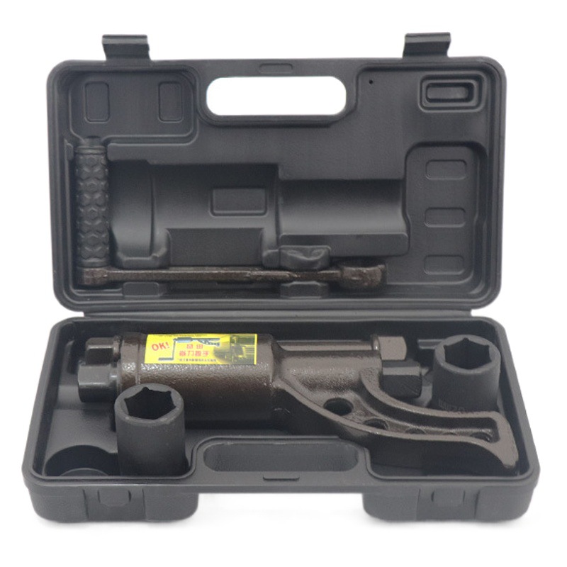 Llave para neumáticos de camión de alta resistencia con vaso de desaceleración, pistola de aire manual con aumento de fuerza para desmontaje y cambio de neumáticos de coche