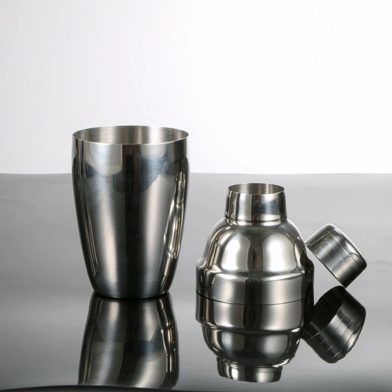 Shaker stainless steel for a tea shop, set