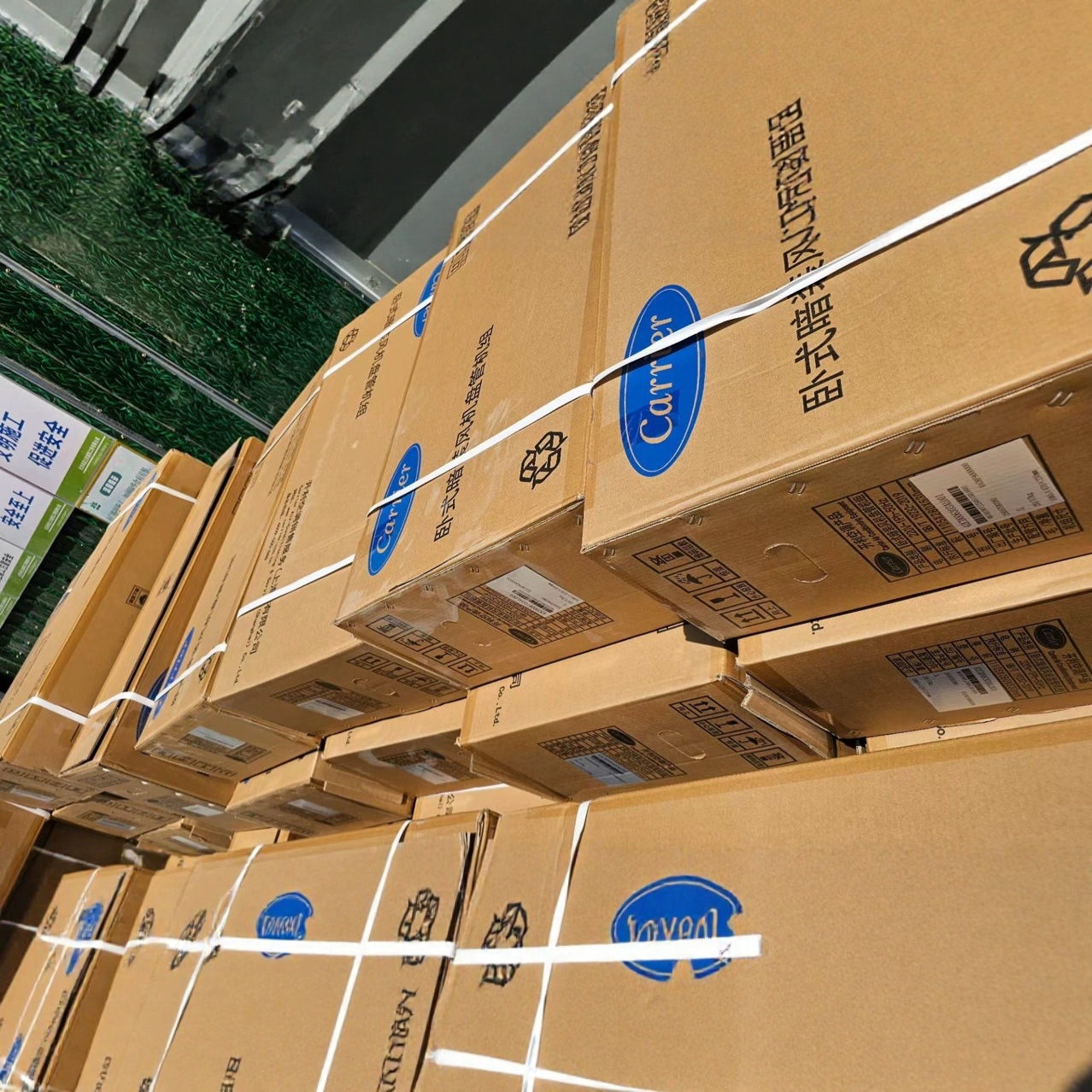 开利风机盘管 42CD系列三排管 30p排管 吊顶式卧式暗装风机盘管