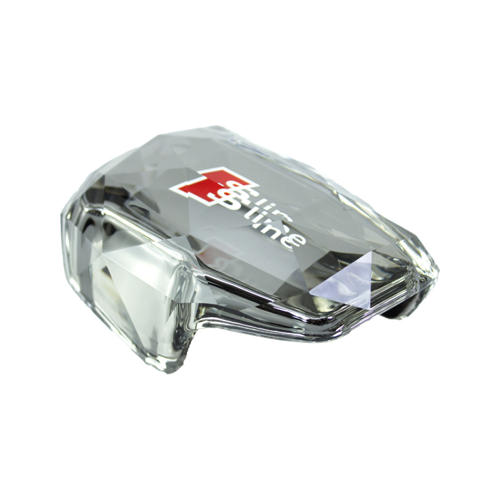 Nuevo accesorio de bola de cambio de marchas de cristal para Audi A4 cubierta de decoración interior de automóvil image 2