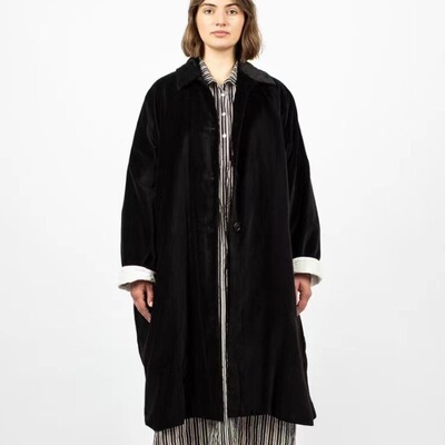 秋冬 丝绒外套 大廓形宽松风衣经典款