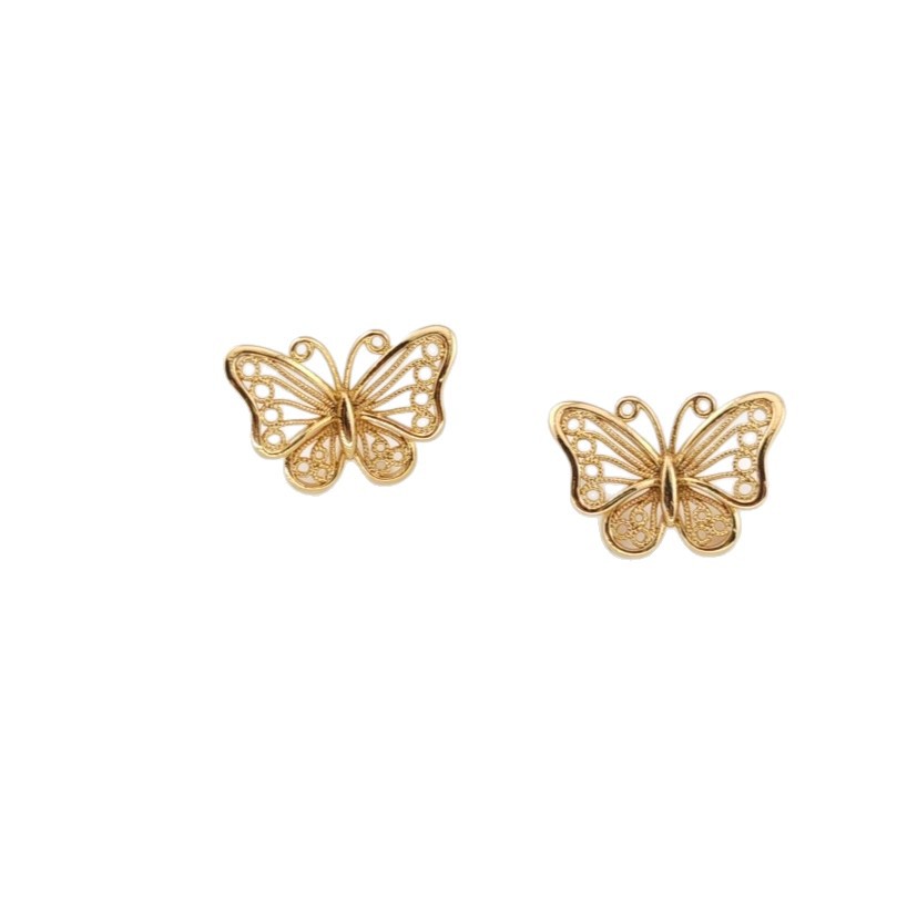 Xuping aleación de cobre chapado 24k color diario pequeño ligero estilo de lujo pernos de orejas elegantes orejas al por mayor mujeres