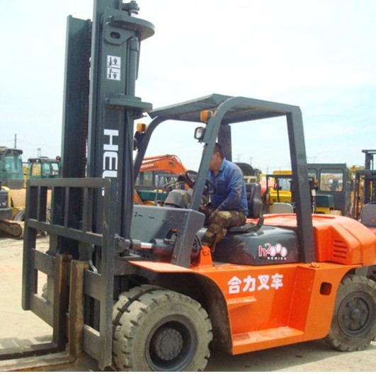 Exportación extranjera de segunda mano de 3 toneladas 4 toneladas 5 toneladas 7 toneladas 10 toneladas de carretillas elevadoras