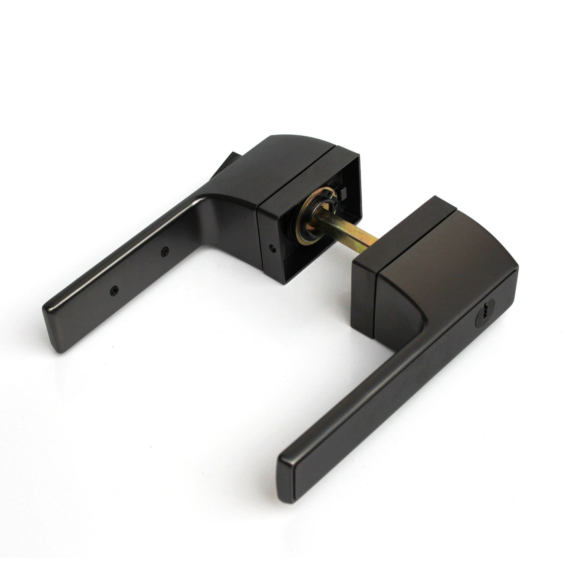 Фабрика прямые поставки цинковый сплав простой экологический дверной замок дверь спальни ванная комната современный простой канал деревянный дверной замок