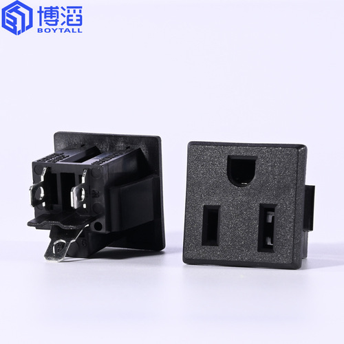 Botao UL American and Japanese 15A socket AC power socket American standard PDU energy storage socket row American three-hole