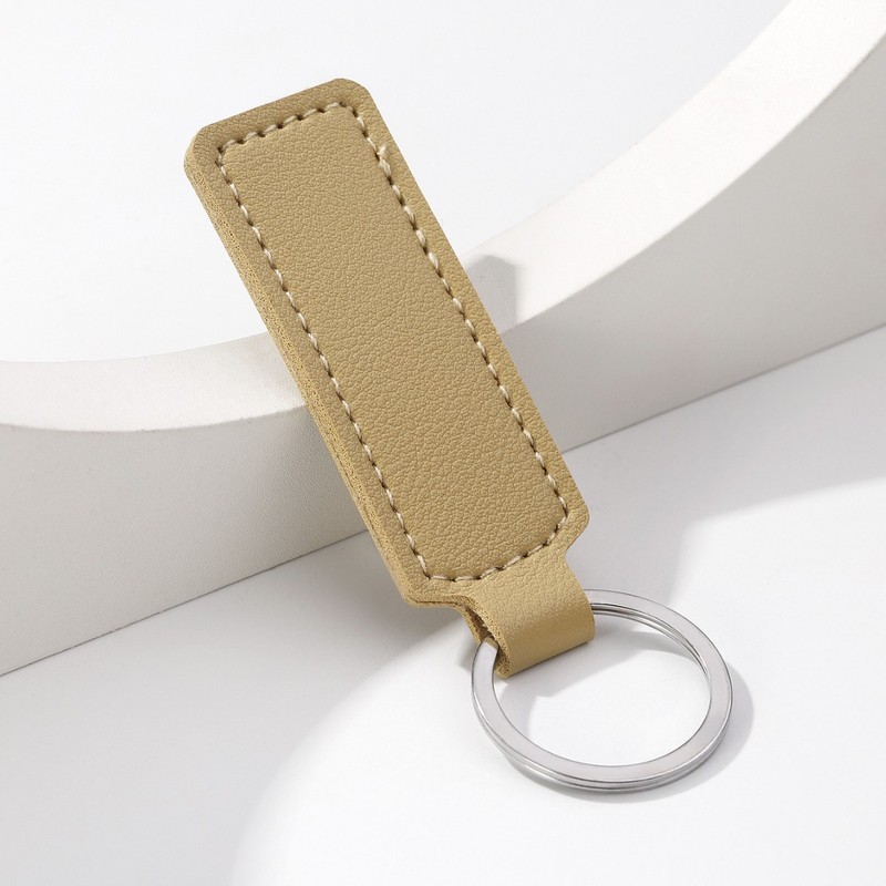 Amazon ベストセラー PU レザーキーホルダーシンプルなビジネスカーキーアクセサリーレザーキー DIY キーリング|undefined