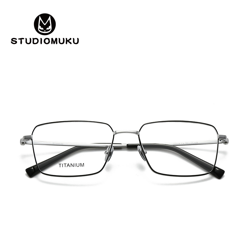 Gafas geniales de madera STUDIOMUKU Un marco de espejo dominante Sven imprescindible para los jugadores