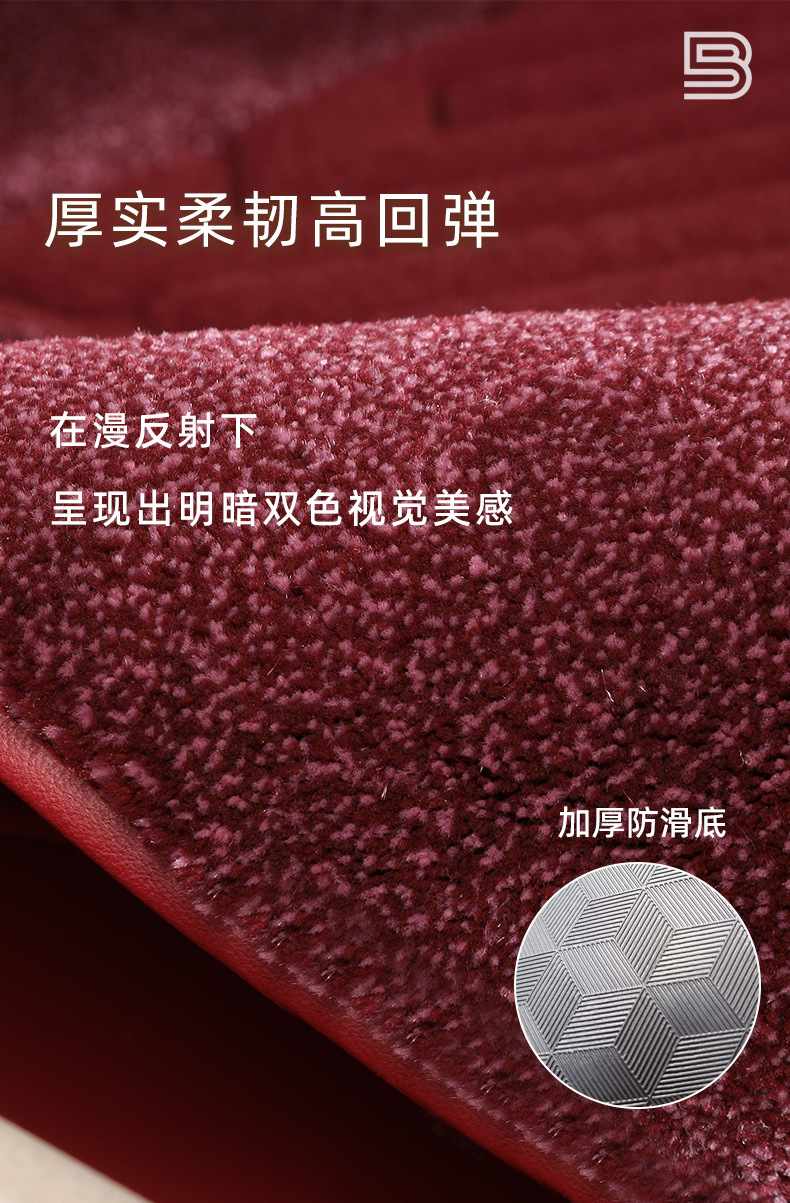 Raw Materials for Car Floor Mats: Two-Layer Roll Material, Wire Loop Carpet, High-End Sofvelon Modified Polyester Cutting