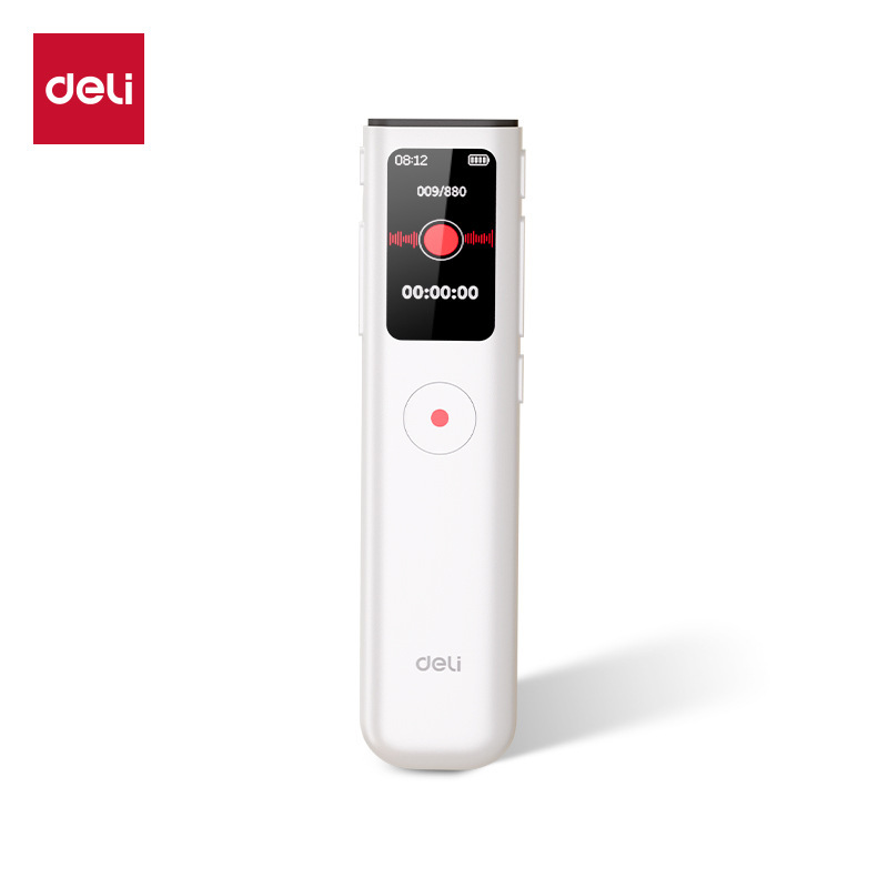 デリ MP305/MP306/MP307/MP308 ポータブルボイスレコーダー ワンクリック録音 インテリジェントノイズリダクションをお楽しみください|undefined
