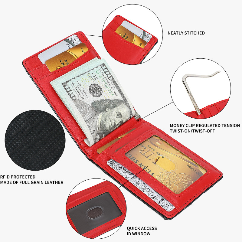 Amazon ultrafibra cartera de hombre monedero multifuncional monedero de hombre monedero de negocios monedero de tarjetas personalizado