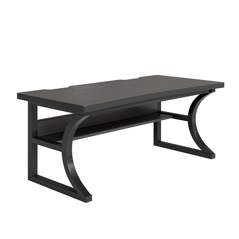 Mesa de madera maciza mesa de computadora de escritorio dormitorio mesa de oficina doméstica mesa de estudio mesa de trabajo brazo de sujeción