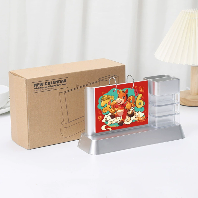 2025 Creative Настольный календарь пользовательских календарей для бизнес-студентов