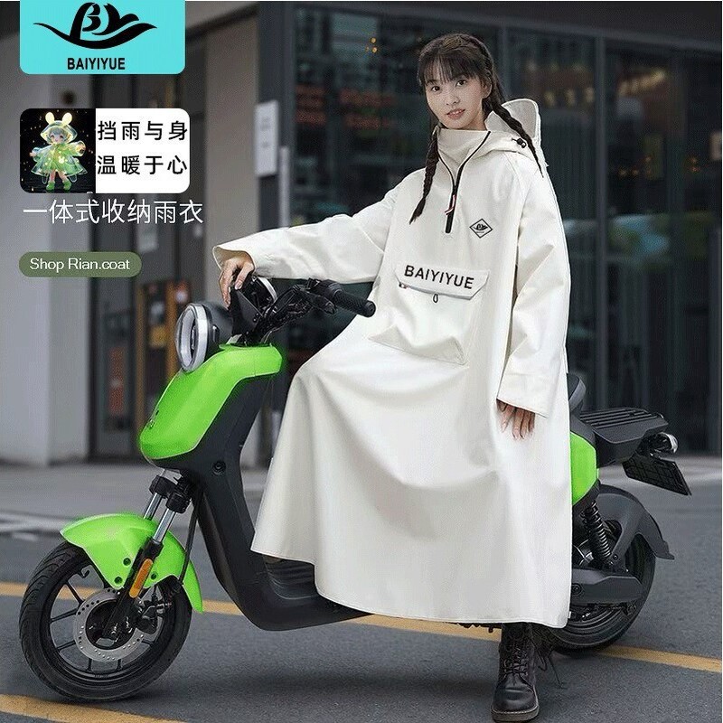 Pocket Electric Vehicle Raincoat for Adults, Long Full-Body Rain Poncho for Motorcycles, Suitable for Men and Women Riding Electric Scooters Pocket Electric Vehicle Raincoat for Adults, Long Full-Body Rain Poncho for Motorcycles, Suitable for Men and Women Riding Electric Scooters